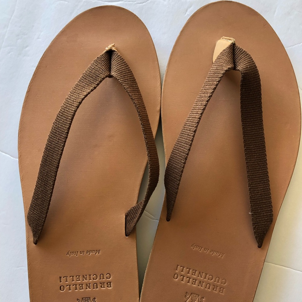 Brunello Cocinelli Genuine Leather Sandals